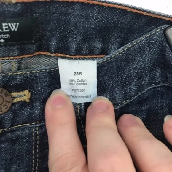 J Crew Factory Matchstick Straight Stretch Jeans - Picture 4 of 6